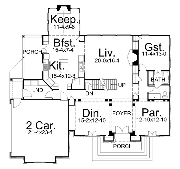 Lenox 5993 5 Bedrooms and 4.5 Baths The House Designers